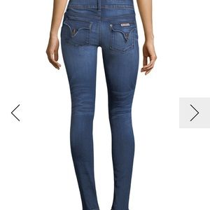 Collin Mid-Rise Skinny Jeans dark blue